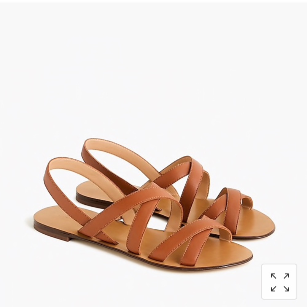 J.Crew Cross-Strap Sandals
